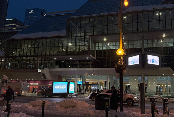 cars.ca media truck campaign at toronto