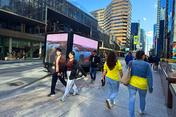 how much does mobile billboard advertising cost in Canada.