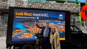 look-west-media-truck-campaign-for-bc-government2 Mobile LED billboard truck running a Look West government awareness campaign in British Columbia